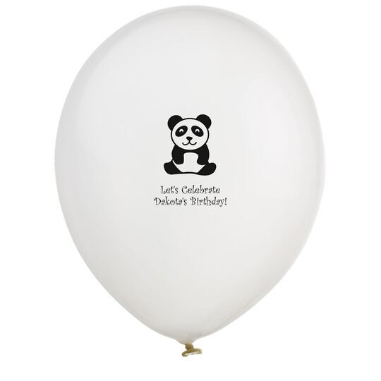 Panda Bear Latex Balloons